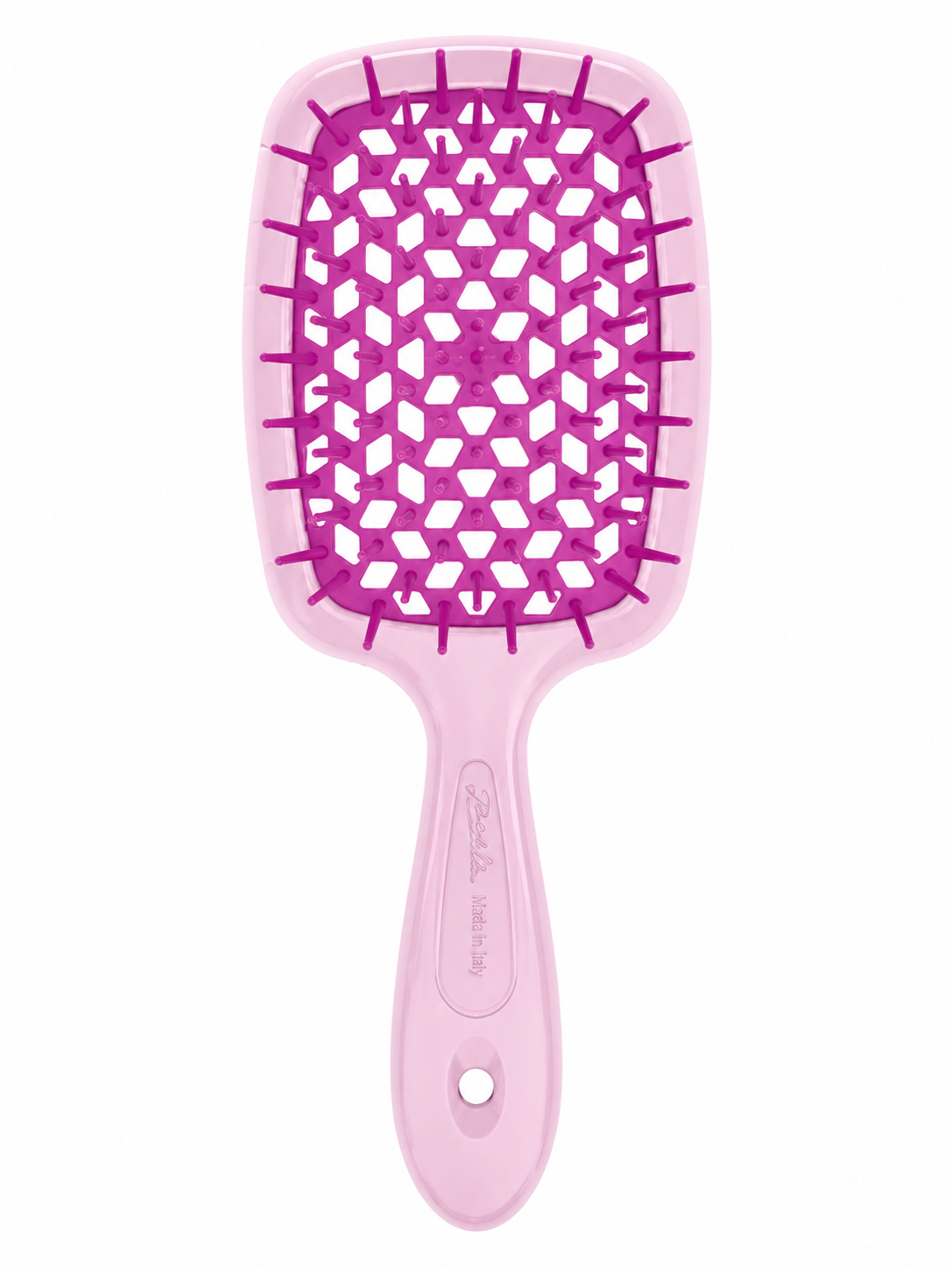 Janeke Superbrush — щетка для волос Лавандовая с фуксией