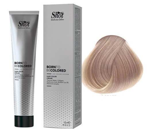 Shot Born To Be Colored Hair Color Cream - Крем-фарба для волосся 100 мл 9.8 Дуже світлий блонд шоколадний