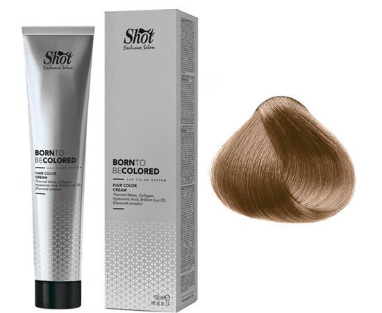 Shot Born To Be Colored Hair Color Cream - Крем-фарба для волосся 100 мл 9.83 Дуже світлий блонд гарячий шоколадний