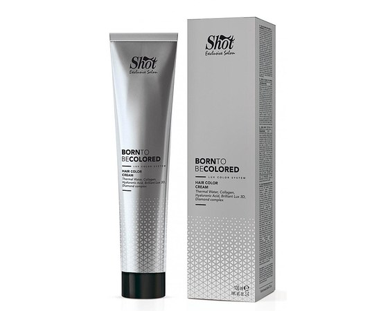 Shot Born To Be Colored Hair Color Cream - Крем-фарба для волосся 100 мл 9.9 Дуже світлий блонд перламутровий