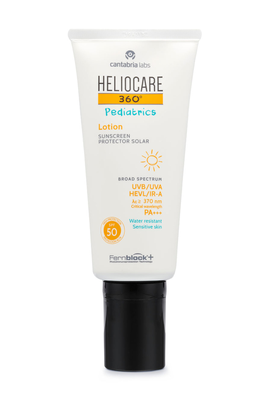 Cantabria Labs Heliocare 360° Pediatrics Lotion SPF50 - Дитячий сонцезахисний лосьйон для обличчя та 200 мл