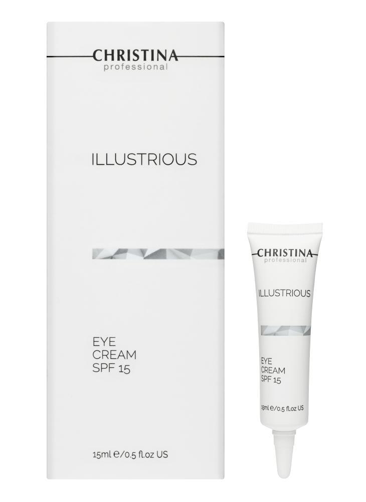 CHRISTINA Illustrious Eye Cream SPF 15 - Крем для шкіри навколо очей SPF 15 15 мл Фото №5
