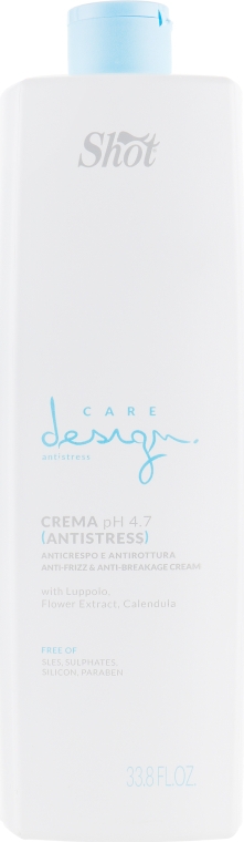 Shot Care Design Antistress Cream - Крем антистрес проти ламкості волосся 
  1000 мл