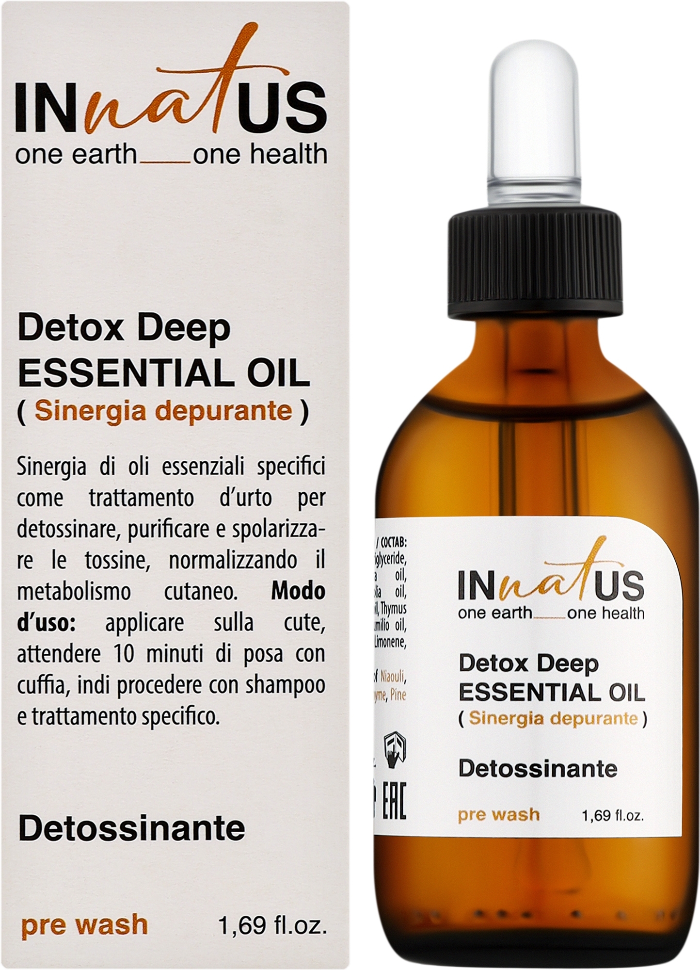 Innatus Detox Deep Essential Oil — Эфирное масло для глубокой детоксикации кожи головы 50 мл Фото №2