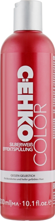 C:EHKO Color Cocktail Ecobleach White - Серебристо-белый ополаскиватель Зильбервайс 300 мл