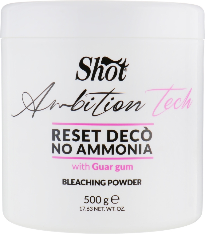 Shot Reset Deco No Ammonia - Освітлювальний порошок без аміаку 500 г