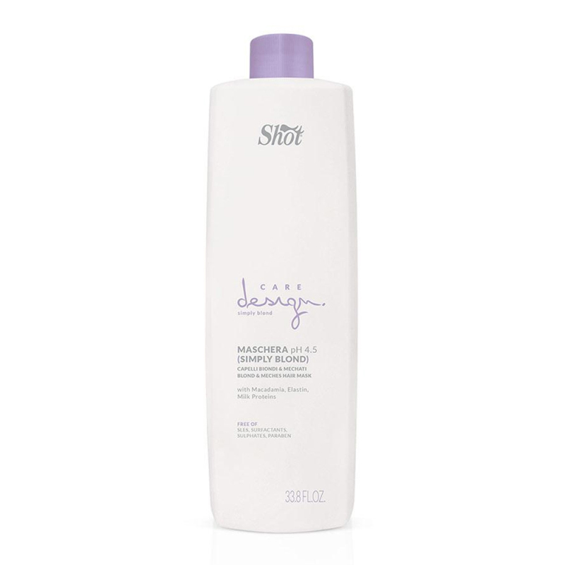 Shot Care Design Simply Blond Shampoo - Шампунь для освітленого і мелірованого волосся 250 мл