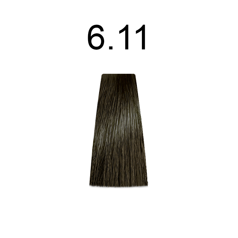 Mirella Professional Royal Jelly Color — стойкая крем-краска для волос, 100 мл 6.11 темный блондин интенсивно-пепельный
