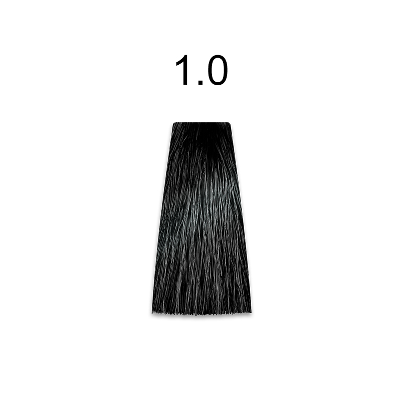 Mirella Professional Royal Jelly Color - Стійка крем-фарба для волосся 100 мл 1.0 чорний