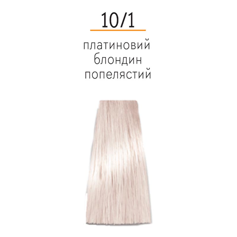 Mirella Professional Royal Jelly Color — стойкая крем-краска для волос, 100 мл 10.1 платиновый блондин пепельный
