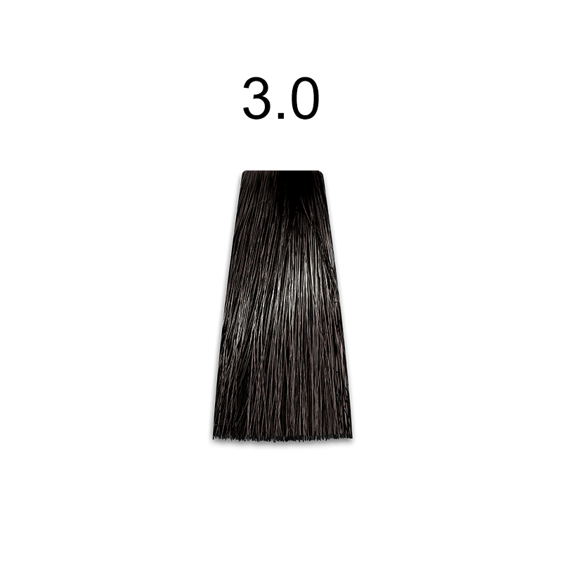Mirella Professional Royal Jelly Color - Стійка крем-фарба для волосся 100 мл 3.0 темний шатен