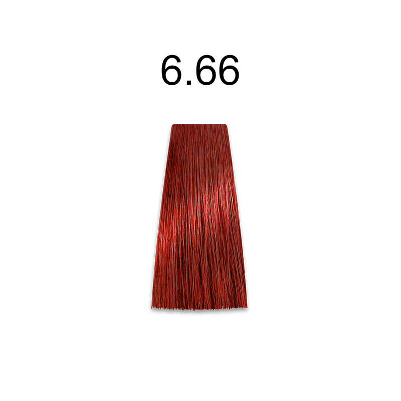 Mirella Professional Royal Jelly Color — стойкая крем-краска для волос, 100 мл 6.66 темный блондин интенсивно-карсный