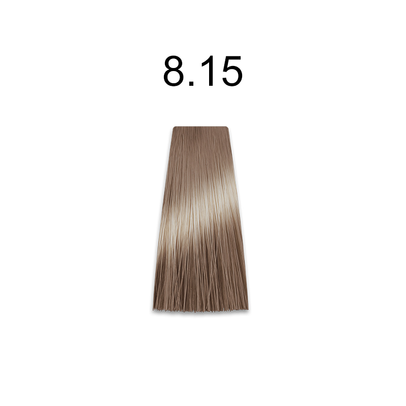 Mirella Professional Royal Jelly Color — стойкая крем-краска для волос, 100 мл 8.15 светлый блондин пепельно-махагоновый