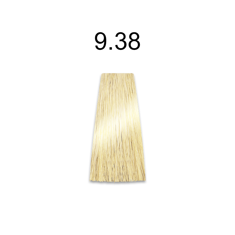 Mirella Professional Royal Jelly Color — стойкая крем-краска для волос, 100 мл 9.38 очень светлый блондин золотисто-коричневый