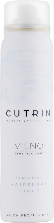 Cutrin Vieno Sensitive Hairspray Light - Лак легкой фиксации для чувствительных волос 100 мл