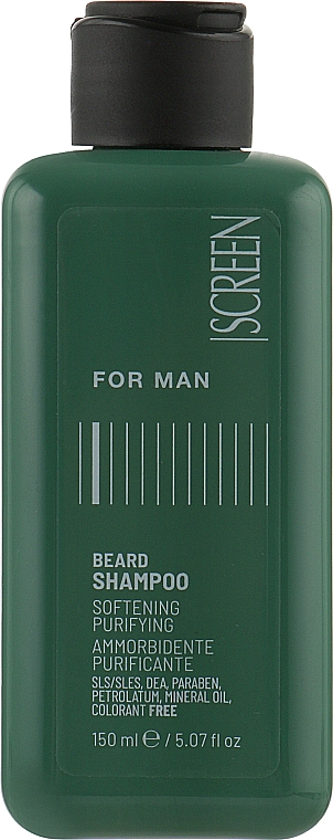 Screen For Man Beard Shampoo Зволожувальний шампунь для очищення бороди  150 мл