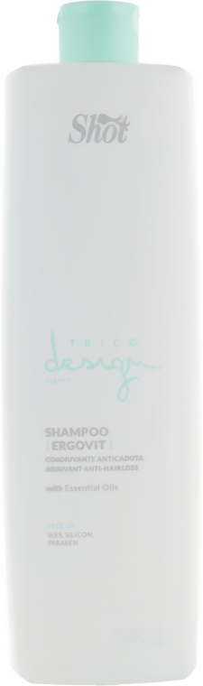 Shot Trico Design Ergovit Shampoo - Шампунь против выпадения волос 1000 мл