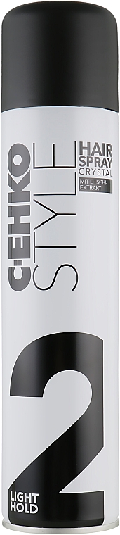 C:EHKO Style Hairspray Crystal (2) - Лак для волос Кристалл c экстрактом личи, нормальная фиксация 400 мл