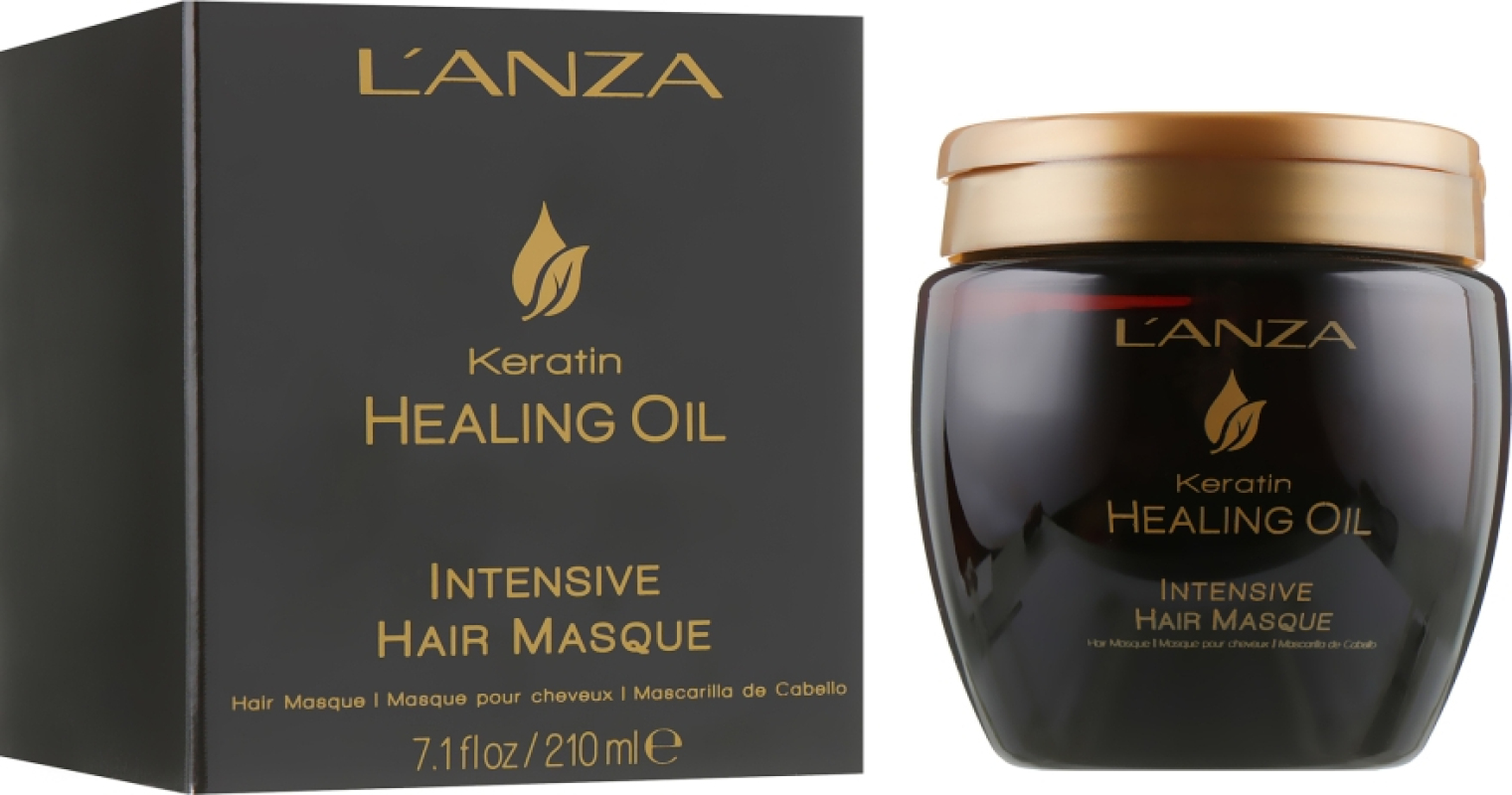 L'anza Keratin Healing Oil Intensive Hair Masque - Інтенсивна маска для волосся з кератиновою олією 210 мл