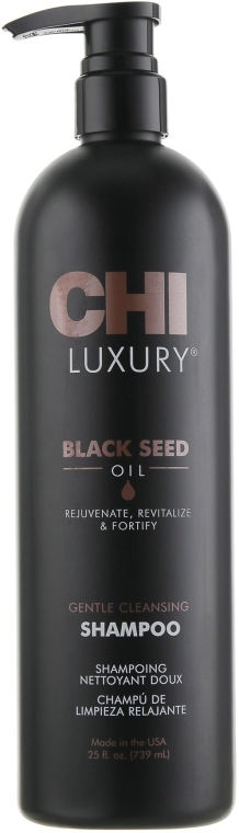 CHI Luxury Black Seed Oil Rejuvenating Shampoo - Восстанавливающий шампунь с маслом черного тмина 739 мл