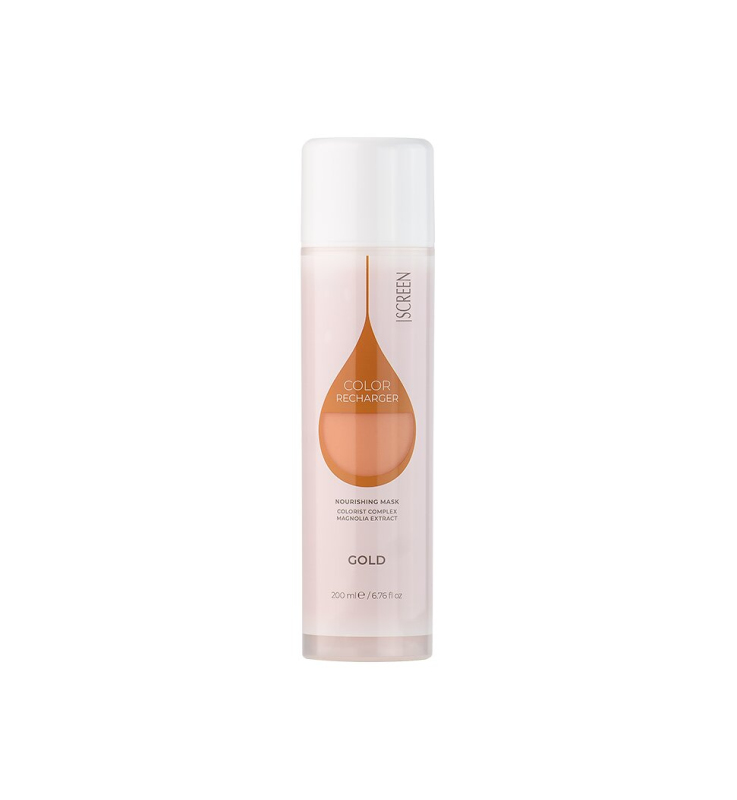 Screen Puredips Nourishing Color Mask Питательная тонирующая маска для волос Gold - Золото
