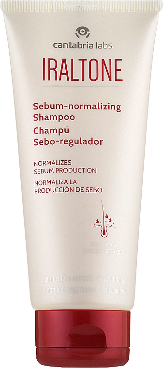 Cantabria Labs Iraltone Sebum-Normalizing Shampoo - Шампунь себорегулирующий для жирной кожи головы 200 мл