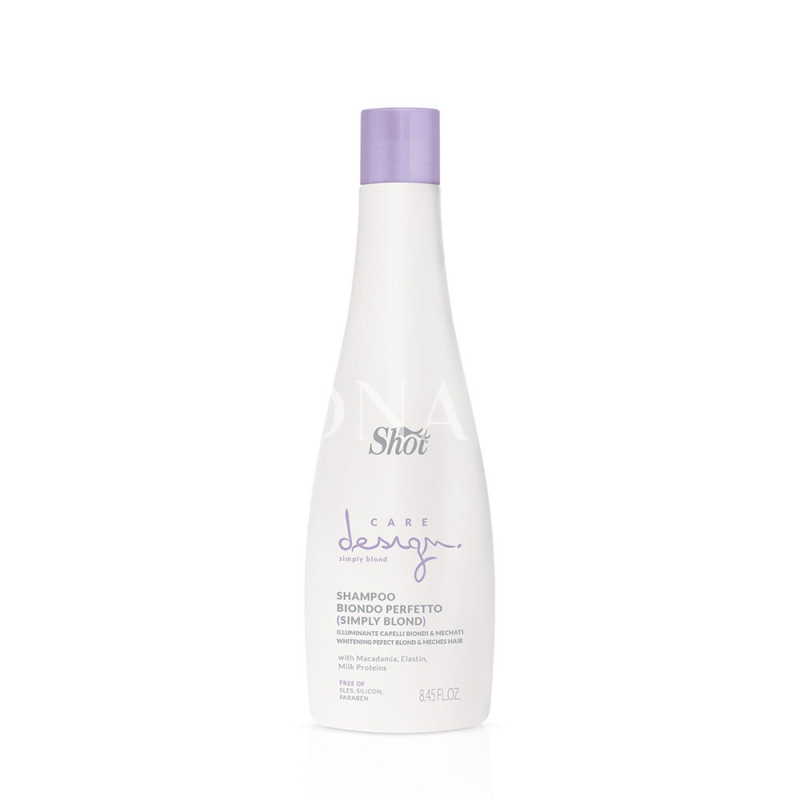 Shot Care Design Simply Blond Shampoo - Шампунь для волосся Чудовий блонд 250 мл