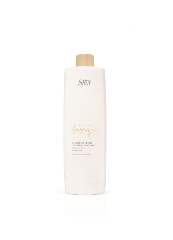Shot Trico Design Skin Purifying Bivalente Shampoo - Шампунь подвійної дії для жирної шкіри голови 1000 мл