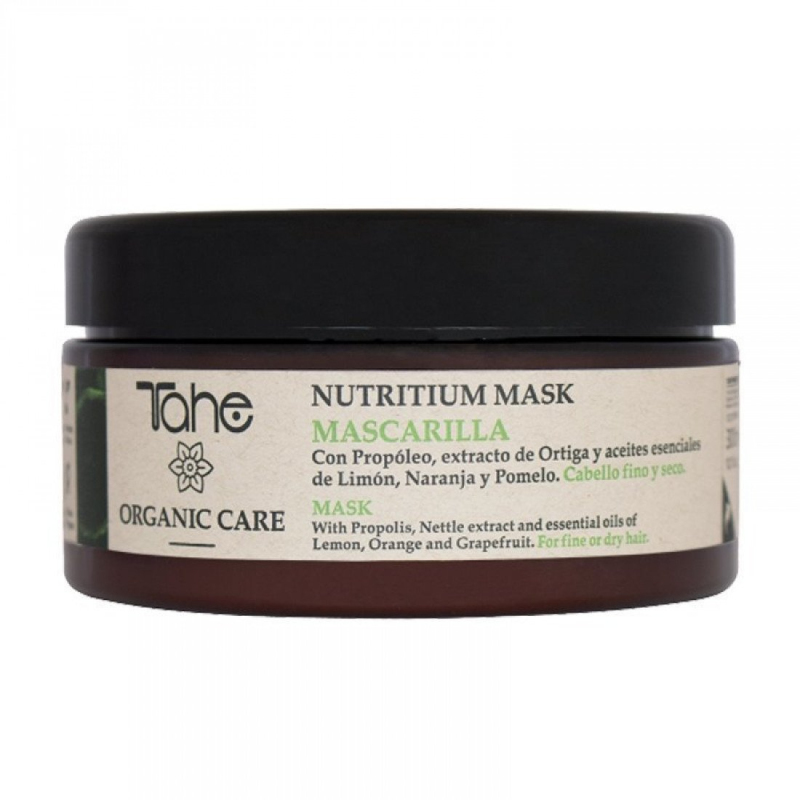 Tahe Organic Care Nutritium Mask - Поживна маска для тонкого і сухого волосся 300 мл