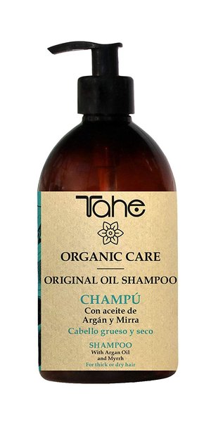 Tahe Organic Care Original Oil Shampoo - Шампунь для товстого і сухого волосся 300 мл