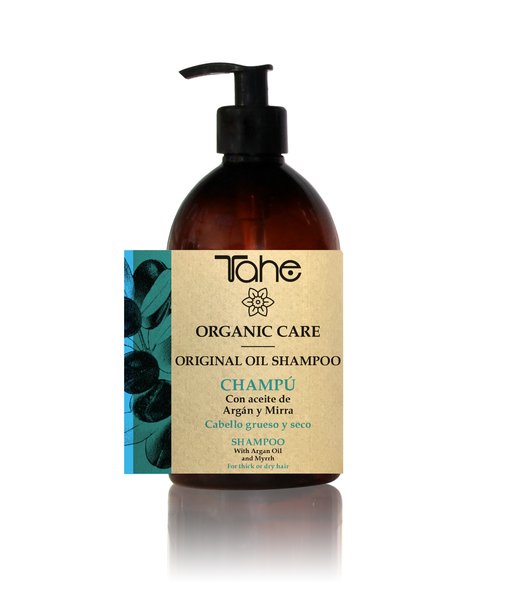 Tahe Organic Care Original Oil Shampoo - Шампунь для толстых и сухих волос 500 мл
