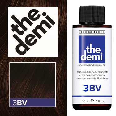 Paul Mitchell The Demi - Тонуюча фарба для волосся 60 мл 3BV - Коричнево-фіолетовий темно-коричневий