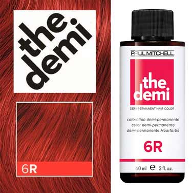 Paul Mitchell The Demi - Тонуюча фарба для волосся 60 мл 6R - Червоний темний блондин