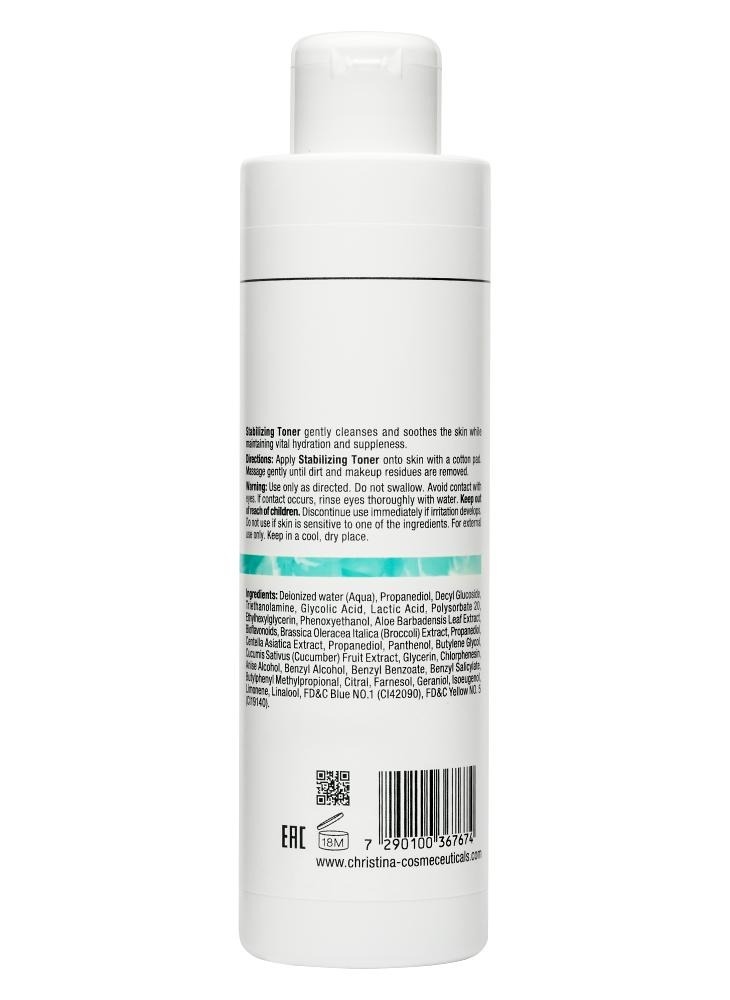CHRISTINA Unstress Stabilizing Toner - Восстанавливающий баланс тоник 300 мл Фото №4