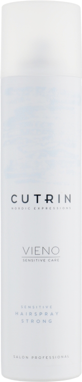Cutrin Vieno Sensitive Hairspray Strong - Лак сильної фіксації для чутливого волосся 300 мл