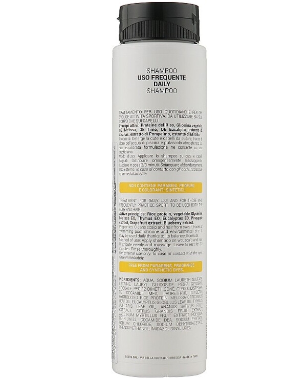 Gestil 2.6 DAILY SHAMPOO - Тонизирующий шампунь для волос и тела при ежедневных занятиях спорта 250мл - 1