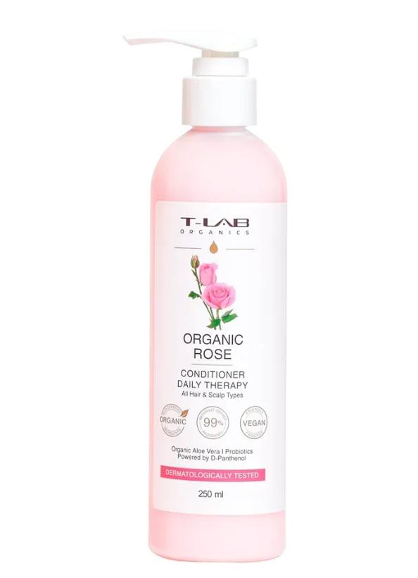 T-LAB ORGANIC ROSE Daily Therapy Conditioner – Кондиціонер ORGANIC ROSE Daily Therapy Conditioner, 250 мл