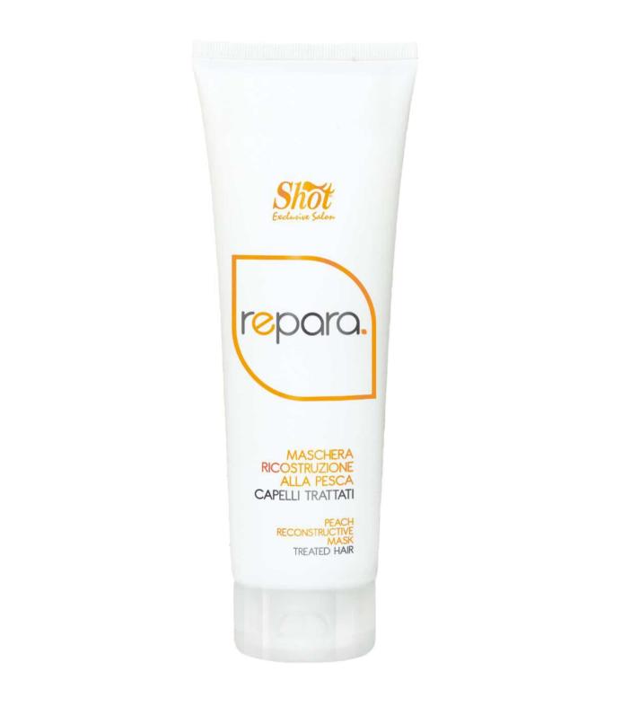Восстанавливающая маска с персиком для поврежденных волос - Shot Peach Reconstructive Mask