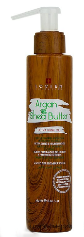 Lovien Argan Oil&Shea Butter Ultra Shine Oil - Масло для питания и блеска волос