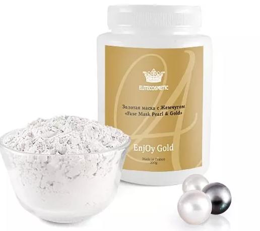 ALGOMASK Fase mask Pearl & Gold - Альгинатная золотая маска 24к