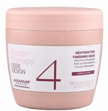 Alfaparf Lisse Design Keratin Mask - Регедрирущая кератиновая маска для волос 500мл