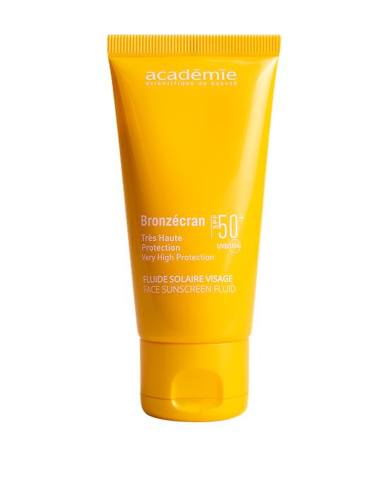 Academie Bronzecran Fluide Solaire Visage UVA/UVB SPF 50+ Солнцезащитный флюид для лица UVA/UVB SPF50