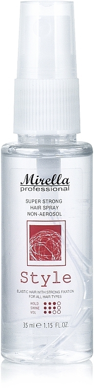 Mirella Professional Style Super Strong Hair Spray Non-Aerosol - Рідкий лак для укладання волосся