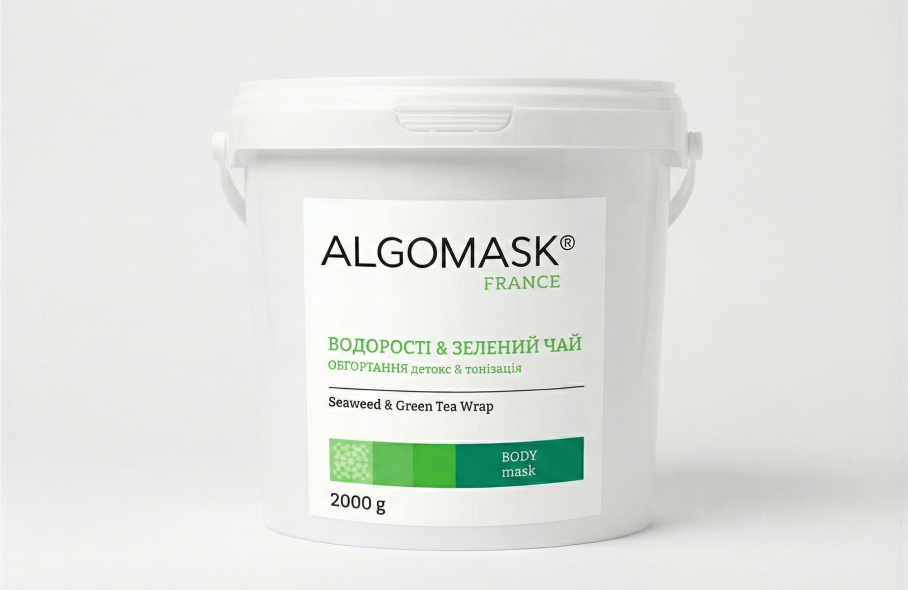 ALGOMASK Seaweed & Green Tea Wrap - Водоросли & зеленый чай обертывание детокс & тонизация