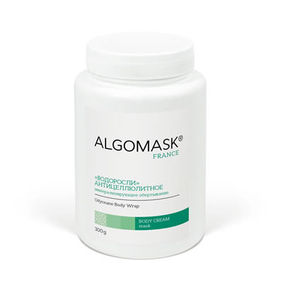 ALGOMASK Cостав: комплекс водорослей: литотамниум - «моделирование силуэта» водорослевое обертывание