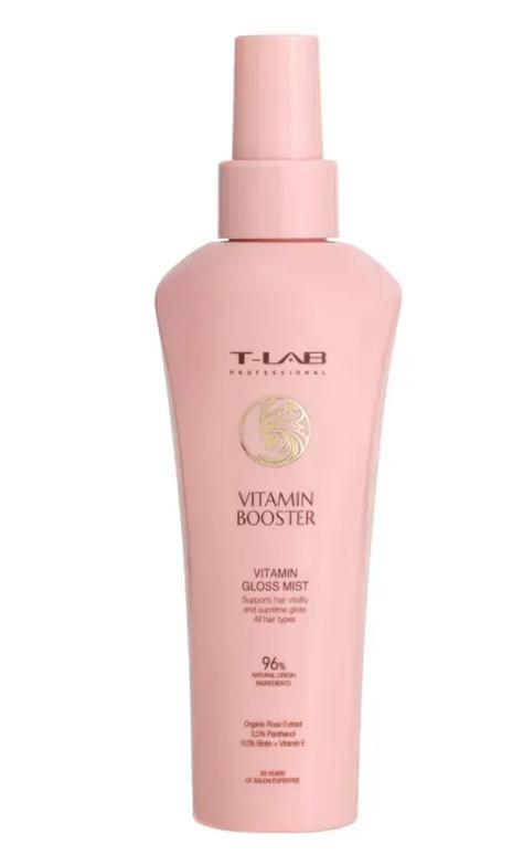 T-LAB VITAMIN BOOSTER VITAMIN GLOSS mist - Спрей для підсилення блиску Vitamin Booster, 150 мл