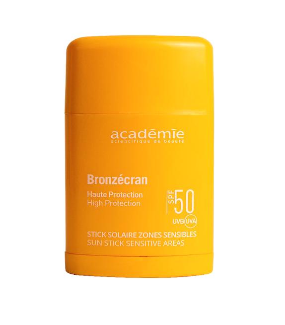Academie Bronzecran Sun Stick Sensitive Areas SPF 50+ - Защитный карандаш для чувствительных зон SPF 50+