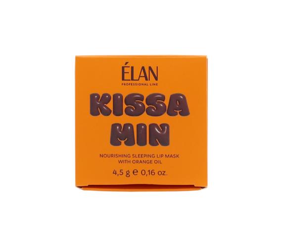 ELAN Professional Живильна нічна маска для губ з олією апельсина Kissamin