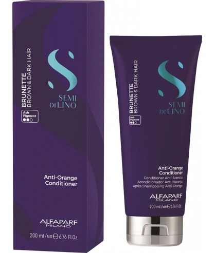 AlfaParf Milano Semi Di Lino Brunette Anti-Orange Conditioner Кондиционер для каштановых и темных волос