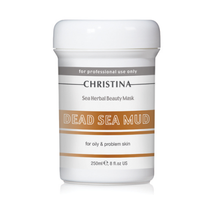 Маска краси на основі грязі Мертвого моря для жирної і проблемної шкіри - Christina Sea Herbal Beauty Dead Sea Mud Mask